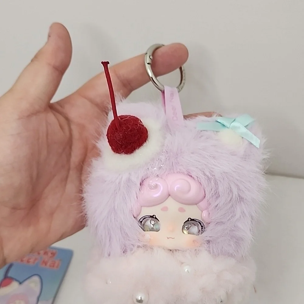 (J5) Lucky Deer Nai Labubu Plush Keychain